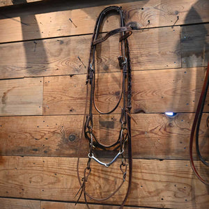 Bridle Rig - Silver Mounted - 2 Piece Smooth Gag - RIG484 Tack - Rigs MISC