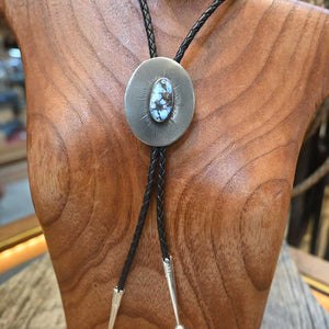 Comstock Heritage - Oval Turquoise Bolo Tie 022 ACCESSORIES - Additional Accessories - Buckles Comstock Heritage   