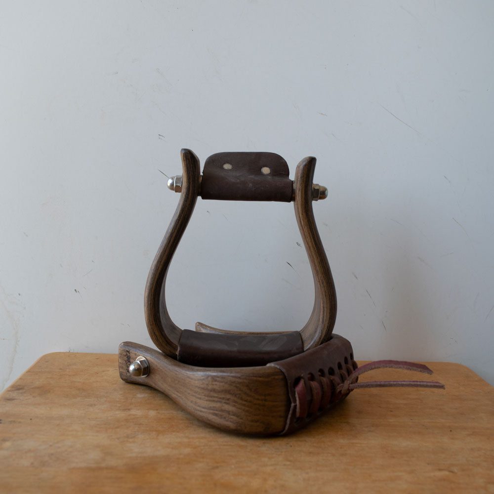 Used Jeff Smith Wooden Stirrups Sale Barn stirrups   