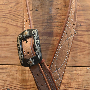 Handmade Doug Browning Split Ear Headstall with a Teskeys Headstall Buckle AAHT065 Tack - Headstalls Doug Browning