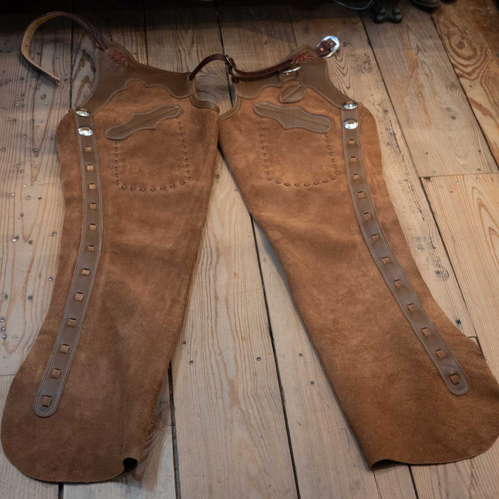 Teskey's Extra Large Double Pocket Chaps w/Knife Holder