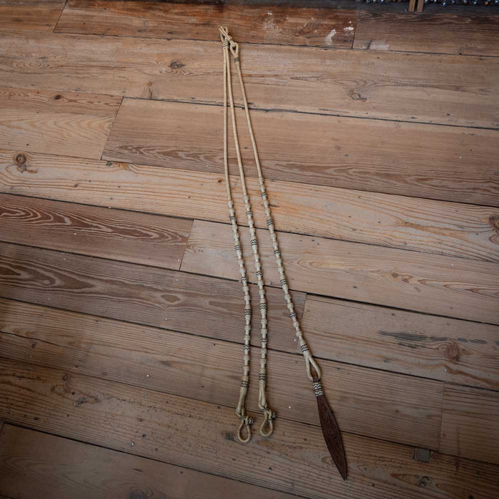 Handmade Rawhide Romel Reins Tack - Reins MISC