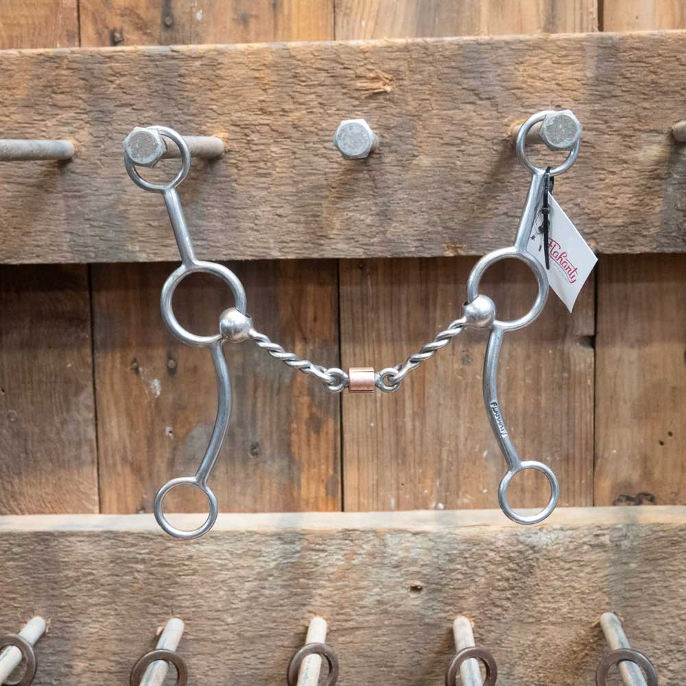 Flaharty Big Circle Gag Twisted Dogbone Bit Tack - Bits Flaharty