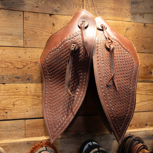 Fully Tooled Leather Tapadera's Saddle - Accessories MISC