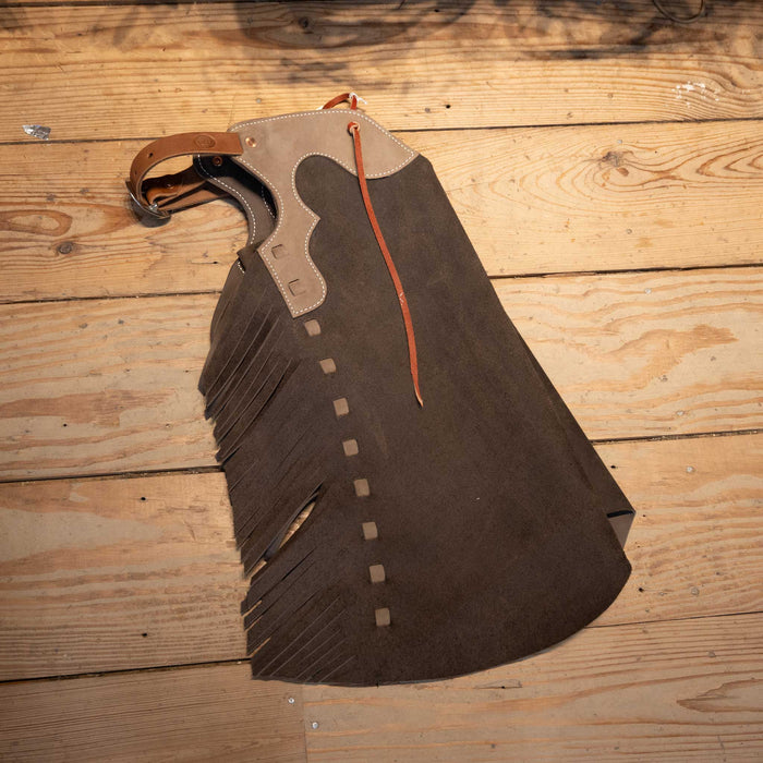 Kid's 24" WLC Stepthrough Chaps - Select Color Tack - Chaps & Chinks WLC Brown 2