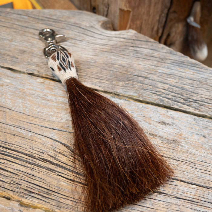 Real Horse Hair Shoo-Fly with Snaps - Select Color Collectibles MISC Sorrel 1