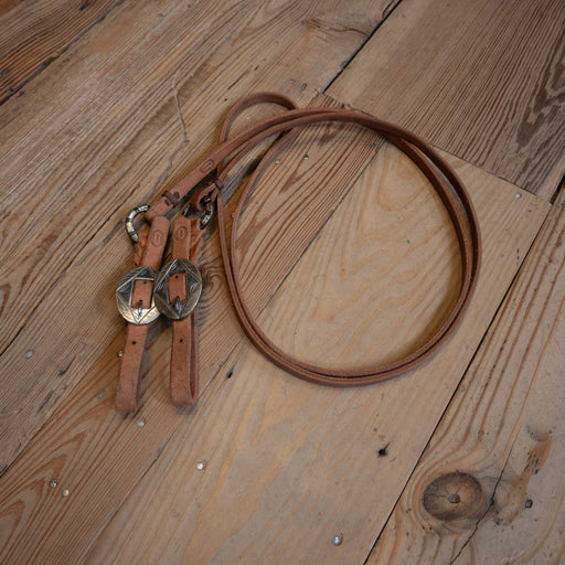 Joe Hipp 8' Roping Reins w/ Teskey's Hardware Tack - Reins Joe Hipp