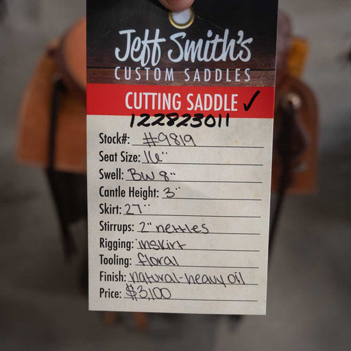 16" JEFF SMITH BUSTER WELCH CUTTING SADDLE Saddles - New Jeff Smith