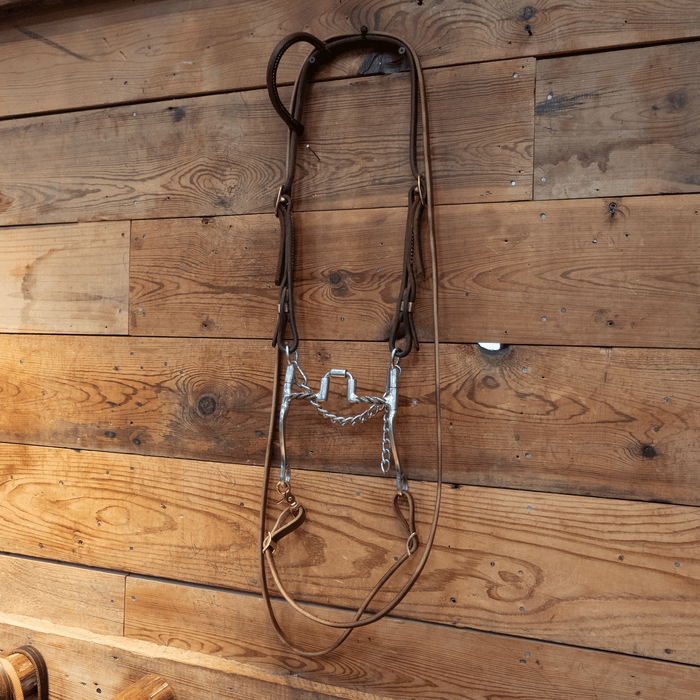 Myler USA Twisted Wire Hinge Port Correction Bit Bridle Rig