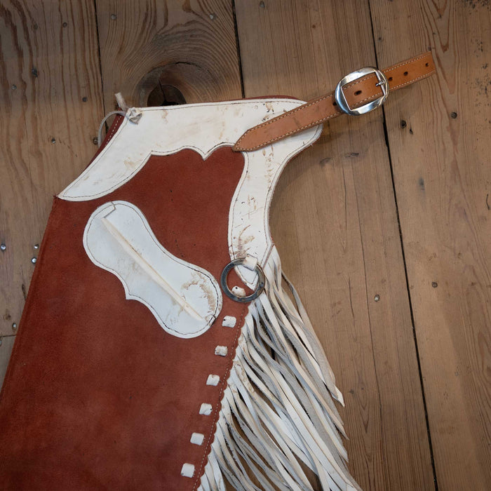 Used Paden Shafer Roughout Stepthrough Chaps Tack - Chaps & Chinks Paden Shafer