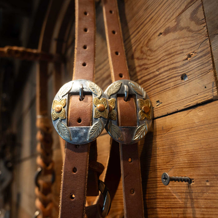 Joe Hipp Browband Headstall w/ Teskey's Hardware