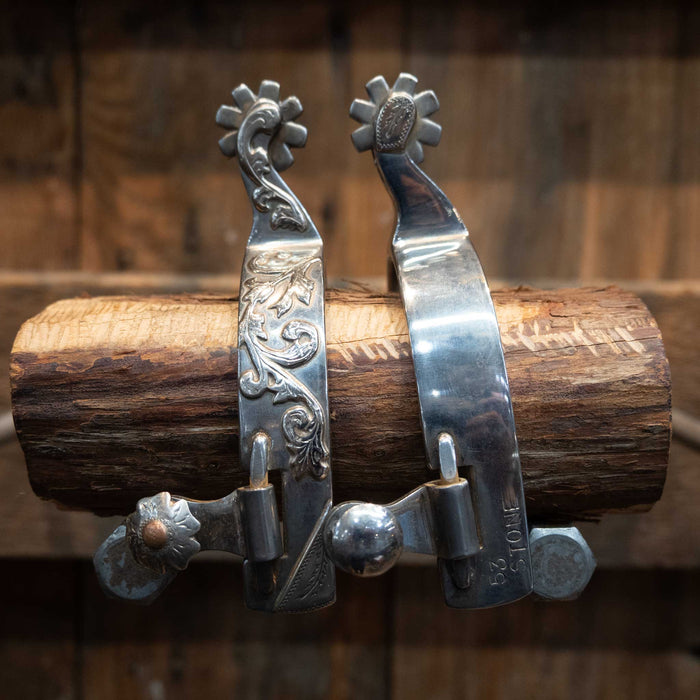 STONE #53 Silver Mounted Spurs 1464