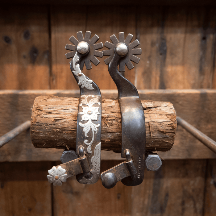 Kerry Kelley Silver Mounted 12 pt Spurs