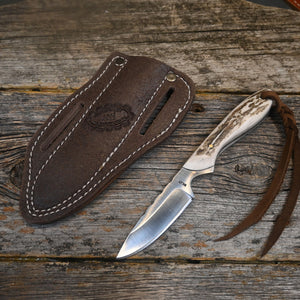 Justin Wiley Handmade Knife with Leather Sheath WK012 Knives - Knife Accessories JUSTIN WILEY   