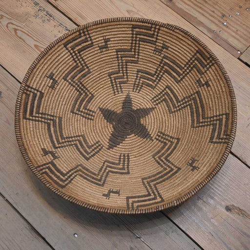 Apache Indian 1920's Handmade Woven Basket Collectibles Teskey's