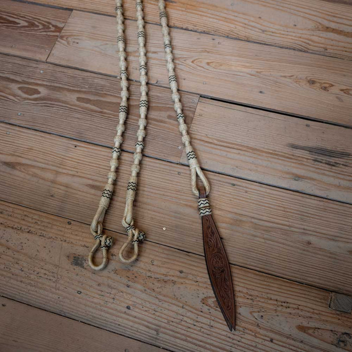 Handmade Rawhide Romel Reins Tack - Reins MISC