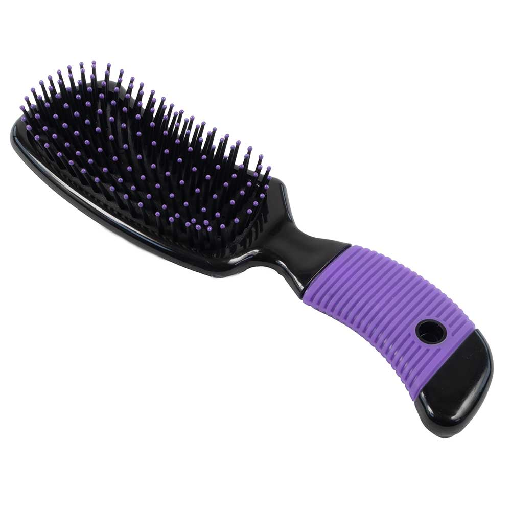 Small Contoured Mane and Tail Finishing Brush Farm & Ranch - Animal Care - Equine - Grooming - Brushes & combs TESKEY'S SADDLERY LLC   