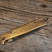 Kerry Kelley Brass Engraved Otter Pocket Knife Knives Kerry Kelley