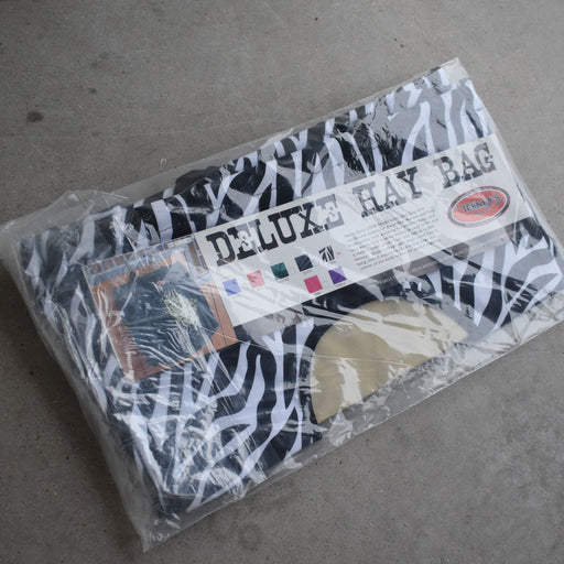 NEW Teskey's Deluxe Zebra Print Hay Bag Sale Barn Teskey's