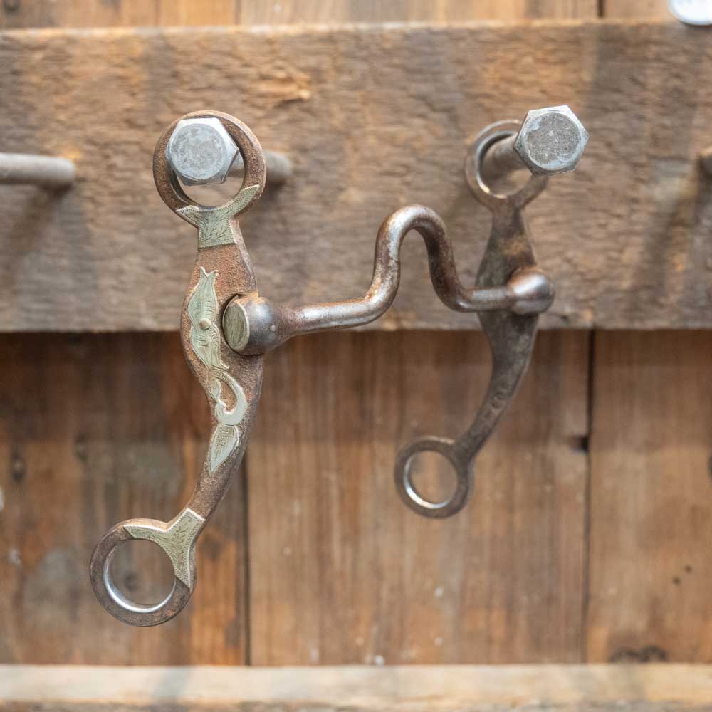 S. White Silver Mounted Solid Port Bit