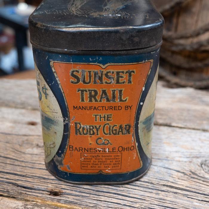 Rare 1920's Roby Cigar Co. Tin Collectibles The Ruby Cigar Co.