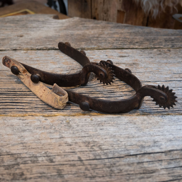 "OK" Vintage Spurs stamped with a star 851