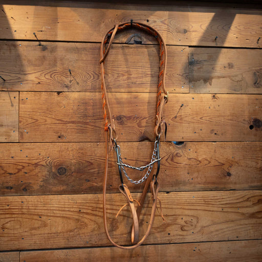 Cow Horse Supply Sliding Gag Twisted Snaffle Bridle Rig Tack - Rigs Cow Horse Supply