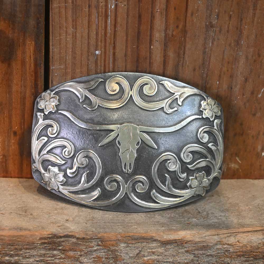 Western Belt Buckle - By Dale Scribner  - Buckles  _CA468 ACCESSORIES - Additional Accessories - Buckles Dale Scribner   