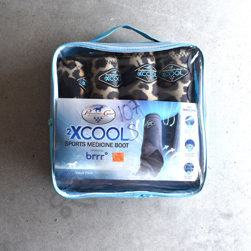 NEW Professional Choice 2xCool Sports Medicine Boots 4 Pack Cheetah Print Sale Barn Professional's Choice