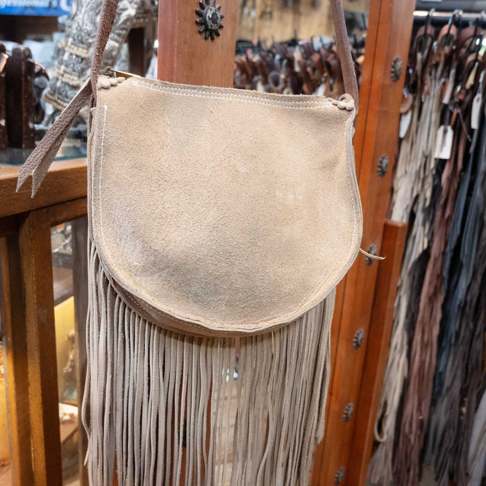 Handmade Crossbody Leather Heart Purse
