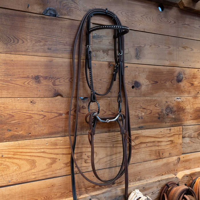 Myler D-Ring Snaffle Bridle Rig