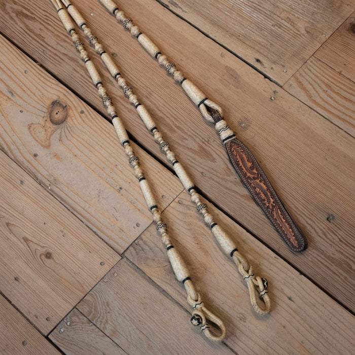 Handmade Rawhide Romel Reins 179