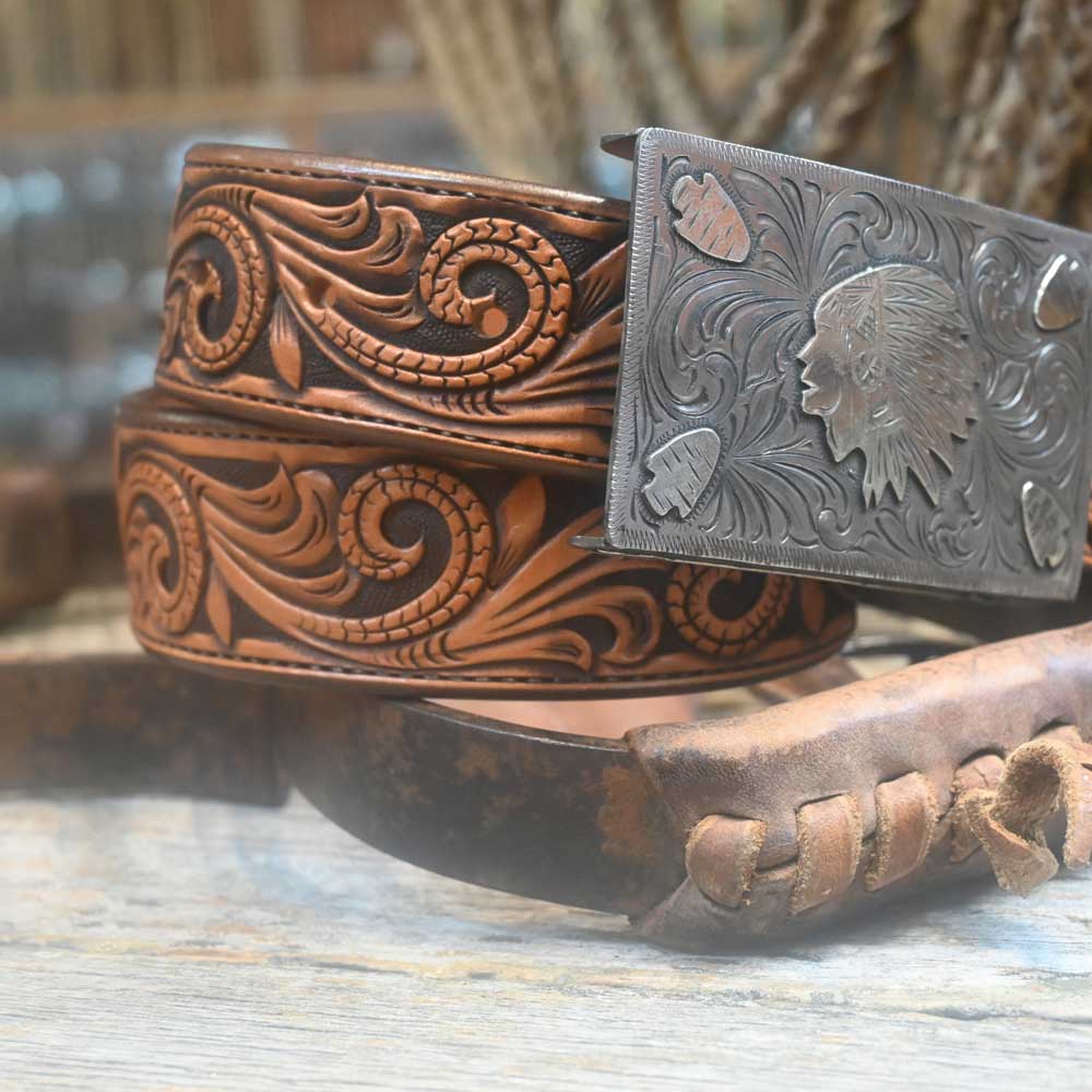 Western Belt Handmade by Tanner Field - 30" TFB007 MEN - Accessories - Belts & Suspenders Tanner Field   