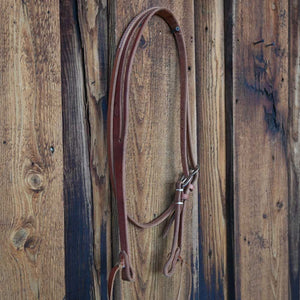 Craig Lewis Handmade Split Ear Headstall with Throat Latch AAHS062 Tack - Headstalls Craig Lewis   