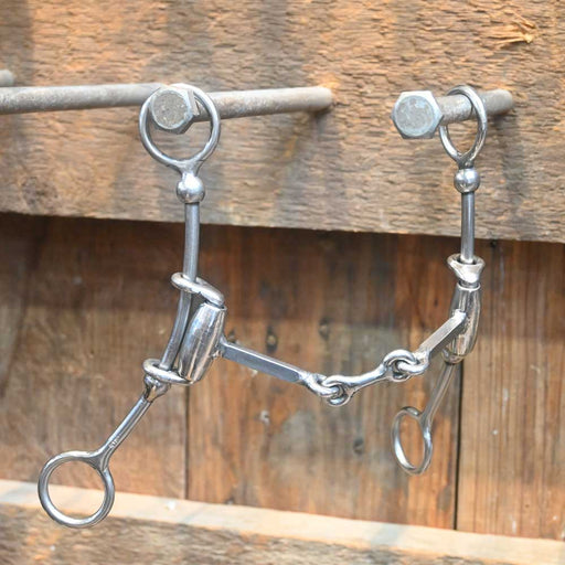 Cow Horse Supply - Sliding Gag - 3-Piece Square Dogbone CHS254 Tack - Bits Cow Horse Supply