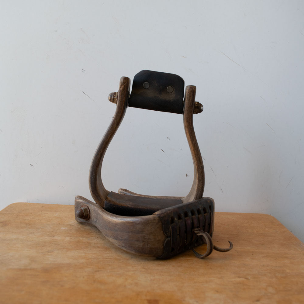 Used Don Orell Wooden Stirrups Sale Barn stirrups   