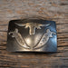 Turtle Jones Mounted Silver Steer Buckle 1544 ACCESSORIES - Additional Accessories - Buckles Turtle Jones