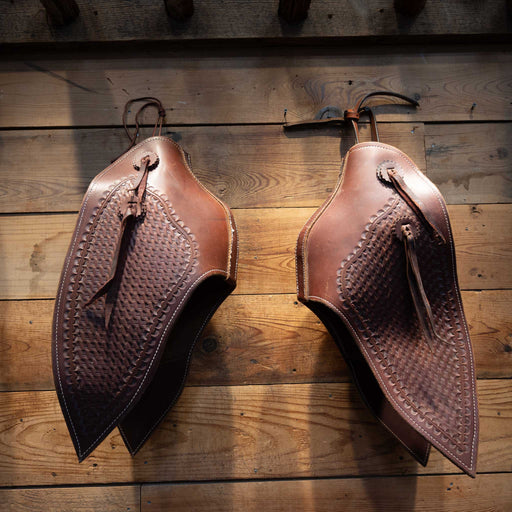 Fully Tooled Leather Tapadera's Saddle - Accessories MISC