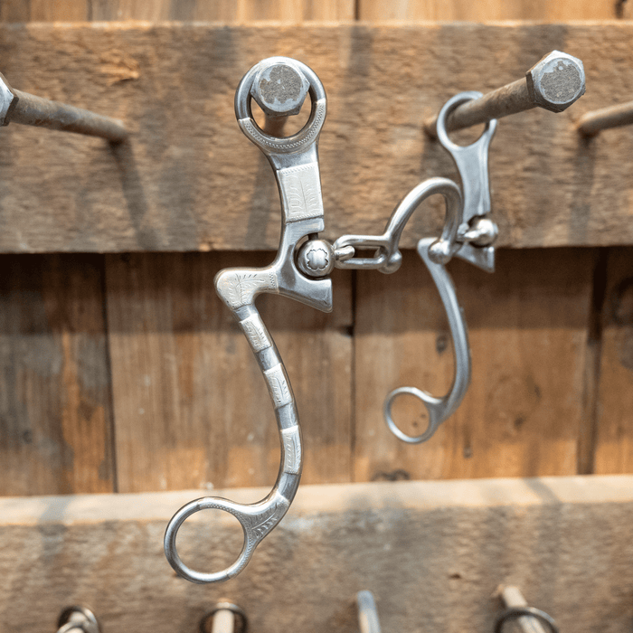 Silver Mounted Kerry Kelley 7 Ported Chain Bit