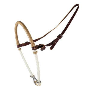 Professional's Choice Braided Rawhide Rope Noseband Tack - Nosebands Professional's Choice Natural Rawhide  