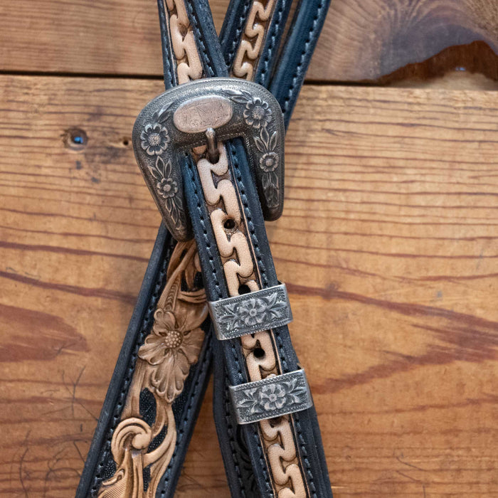 Randall Top Shelf Leather Split Ear w/Antique Silver Buckle