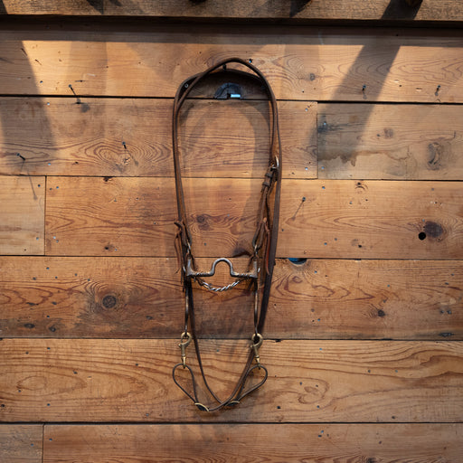 Dutton Twisted Copper Inlay Port Bridle Rig Tack - Rigs Dutton