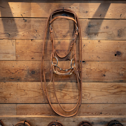 Kerry Kelley O-Ring Twisted Dog Bone Bridle Rig Tack - Rigs Kerry Kelley
