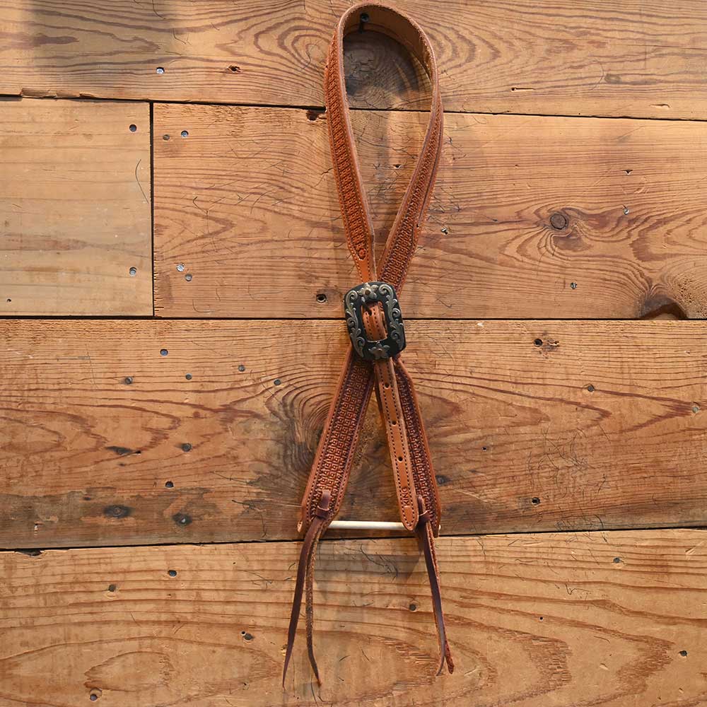 Handmade by KING Split ear Headstall with a Teskeys Buckle AAHT052 Tack - Headstalls KING