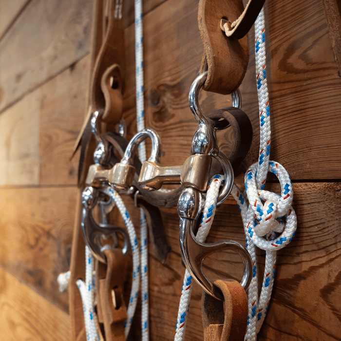 Cow Horse Supply Correction Bridle Rig w/ String Martingale