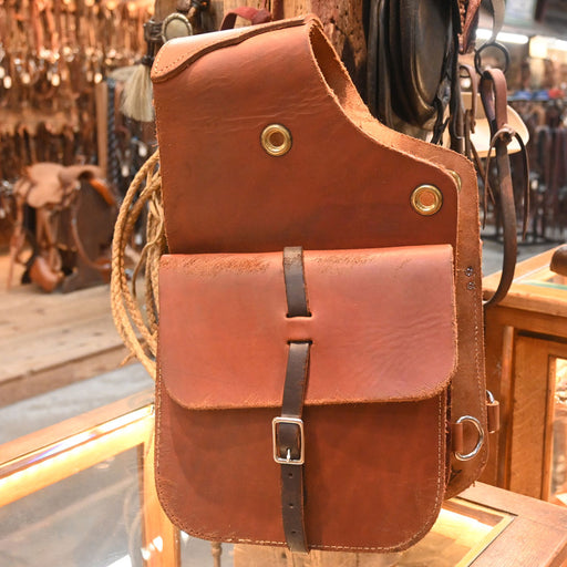 Top Grain Heavy Leather Saddle Bags Collectibles MISC