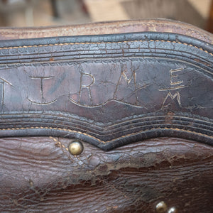 Early 1900's Batwing Chaps w/8 Brands on Yoke Tack - Chaps & Chinks MISC