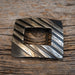 Turtle Jones Mounted Silver Stripe Buckle ACCESSORIES - Additional Accessories - Buckles Turtle Jones