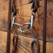 Shanked Smooth Snaffle with All NEW Leather Bridle Rig Sale Barn MISC