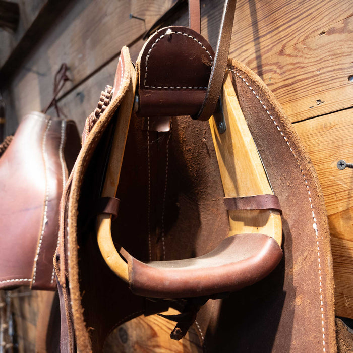 Fully Tooled Leather Tapadera's Saddle - Accessories MISC